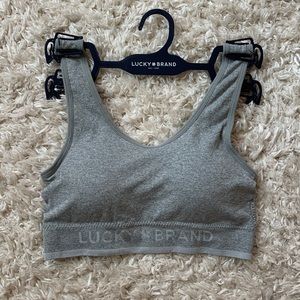NWOT Lucky Brand grey bralette | size s